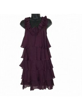 Rebecca Taylor Beautiful 100%  Silk Vintage Dress Size 0